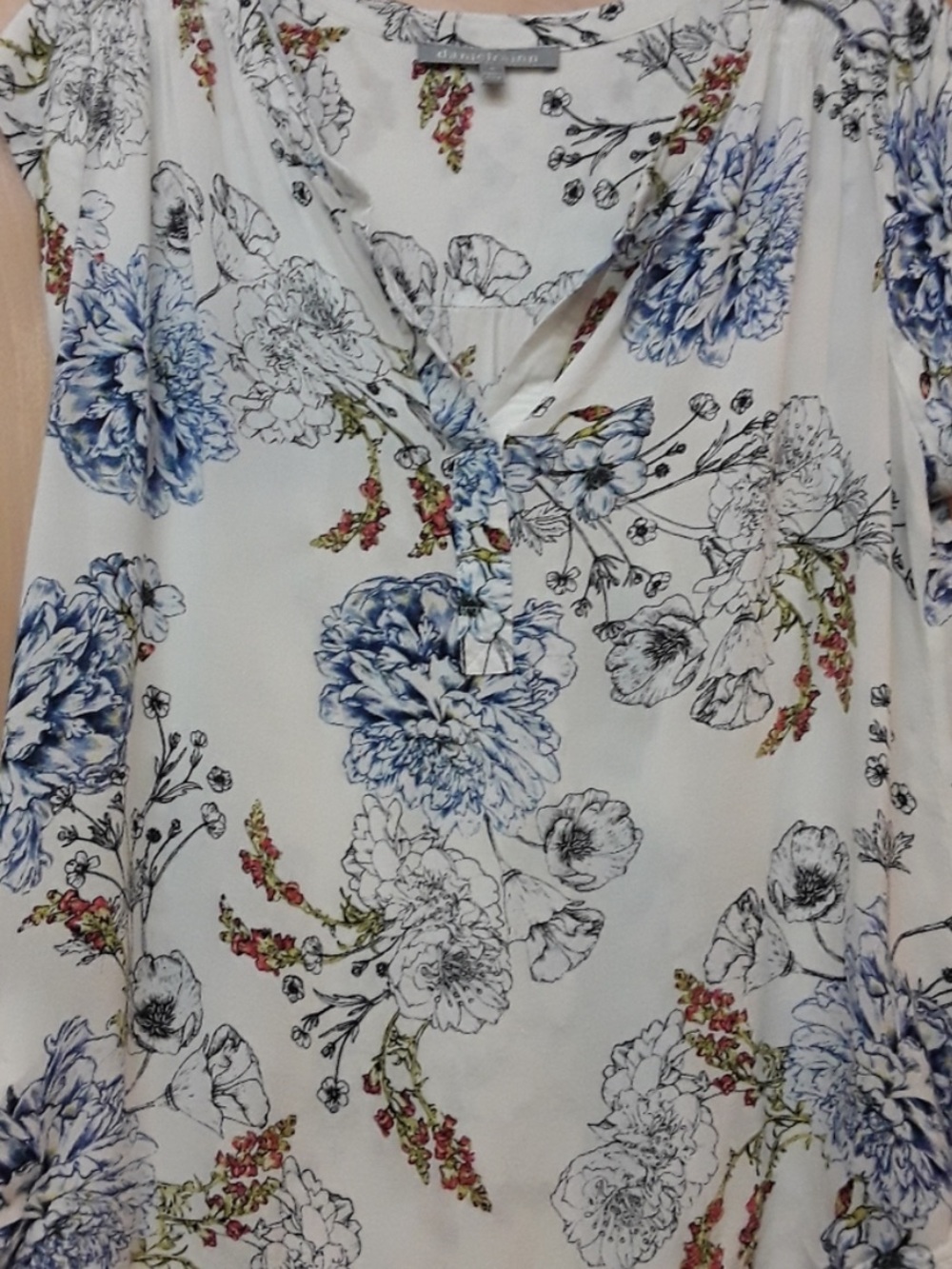 Daniel Rainn Anthropologie Cap Sleeve Blouse